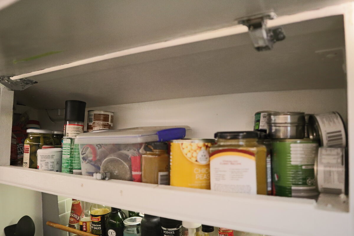 Kitchen cupboard storage